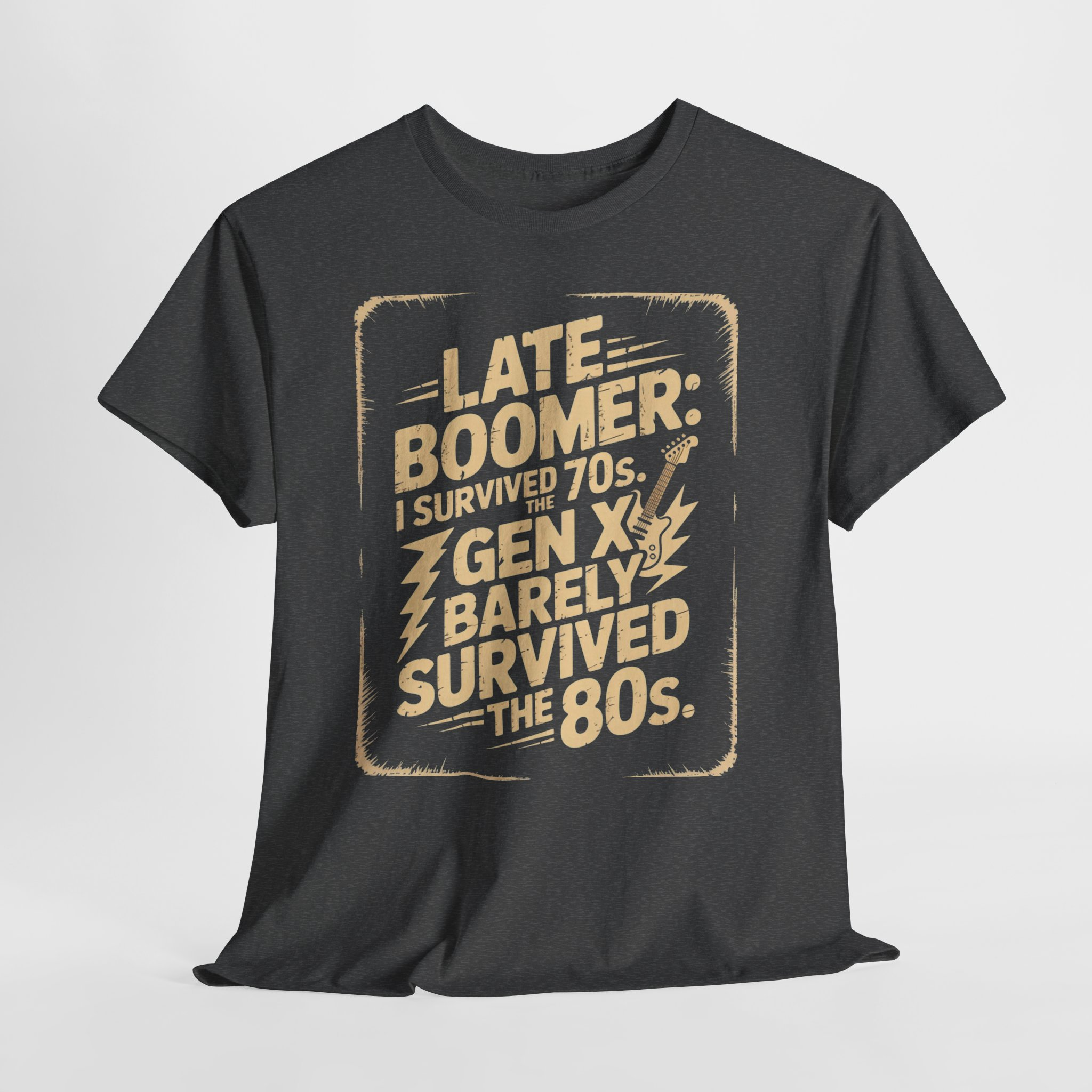 Late Baby Boomer Tee, Vintage Tee Design , I Survived the 70s, Gift For Him, Gift For Her